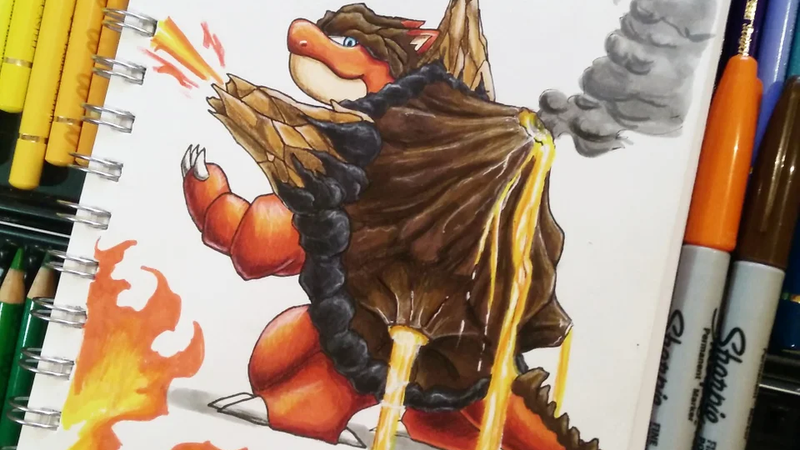 Illustration for article titled Artist Reimagines Pokémon Starters As Different Pokémon Types